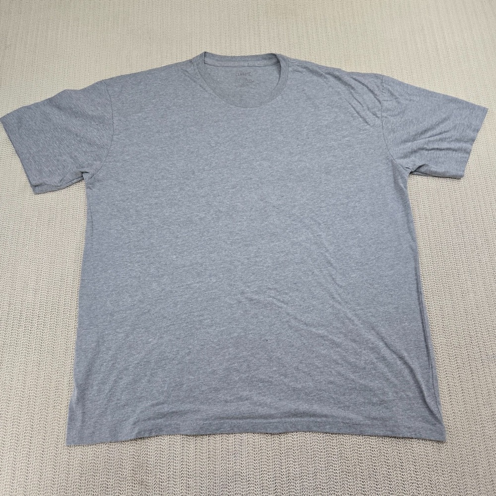True Classic Shirt Mens 2XL XXL Gray Grey Short Sleeve Stretch Crew Neck